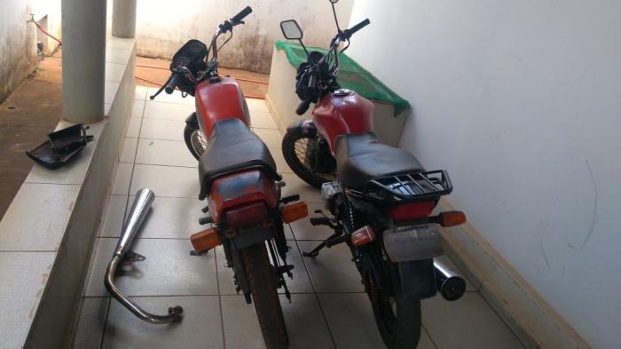 Polícia Militar recupera motocicletas roubadas em Planura - Foto: Divulgação PMMG