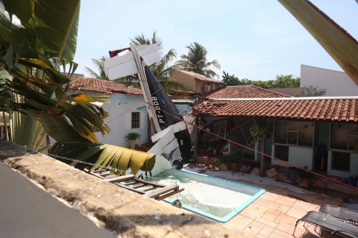 Queda de avião sobre casa deixa três mortos em Rio Preto - Foto: Divulgação 