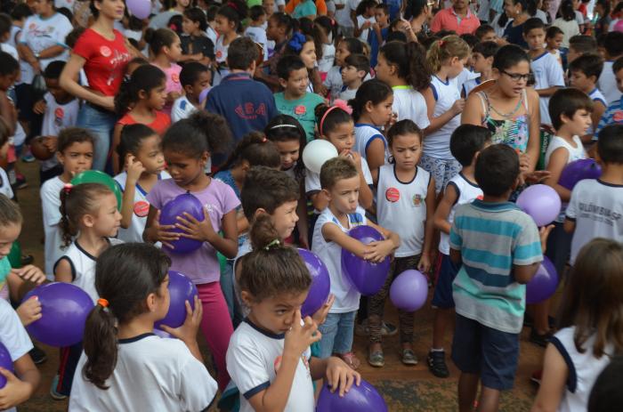 Escolas da Rede Municipal participando do - Foto: Rosana de Paula Dorigon