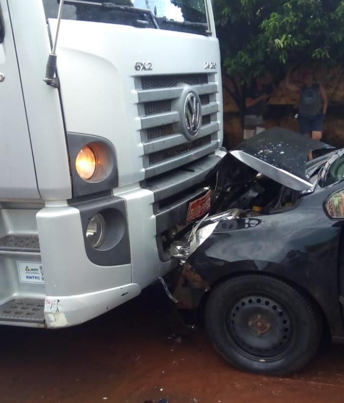 Polícia Militar atende acidente em Laranjeiras - Foto: Divulgação 