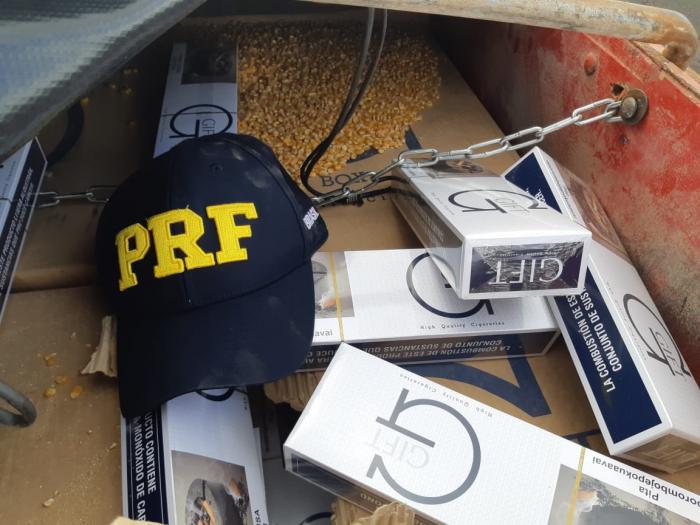 PRF em Frutal apreende 40 mil pacotes de cigarros - Foto: 
