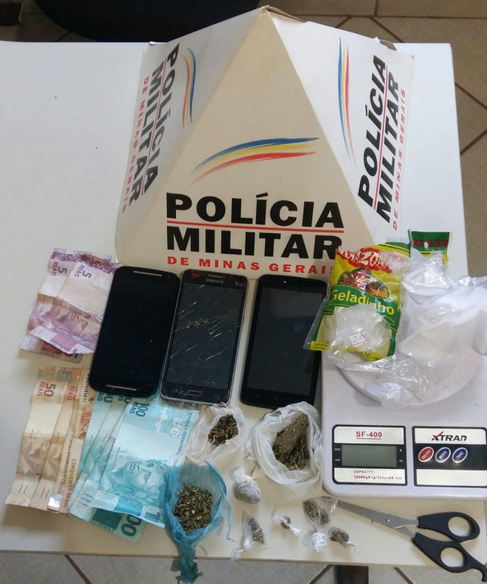 Polícia registra mais um tráfico de drogas por Planura - Foto: PMMG