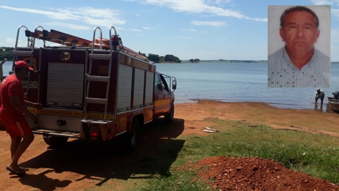 Idoso morre afogado no Rio Grande em Fronteira - Foto: Corpo de Bombeiros 
