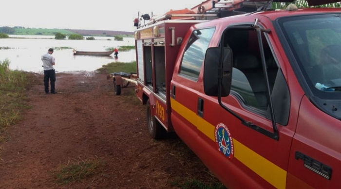 Bombeiros resgatam corpo de pescador no Rio Grande - Foto: Corpo de Bombeiros 