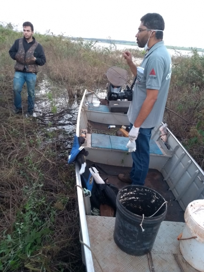 Barco de idoso desaparecido é encontrado escondido na margem do Rio Grande - Foto: 