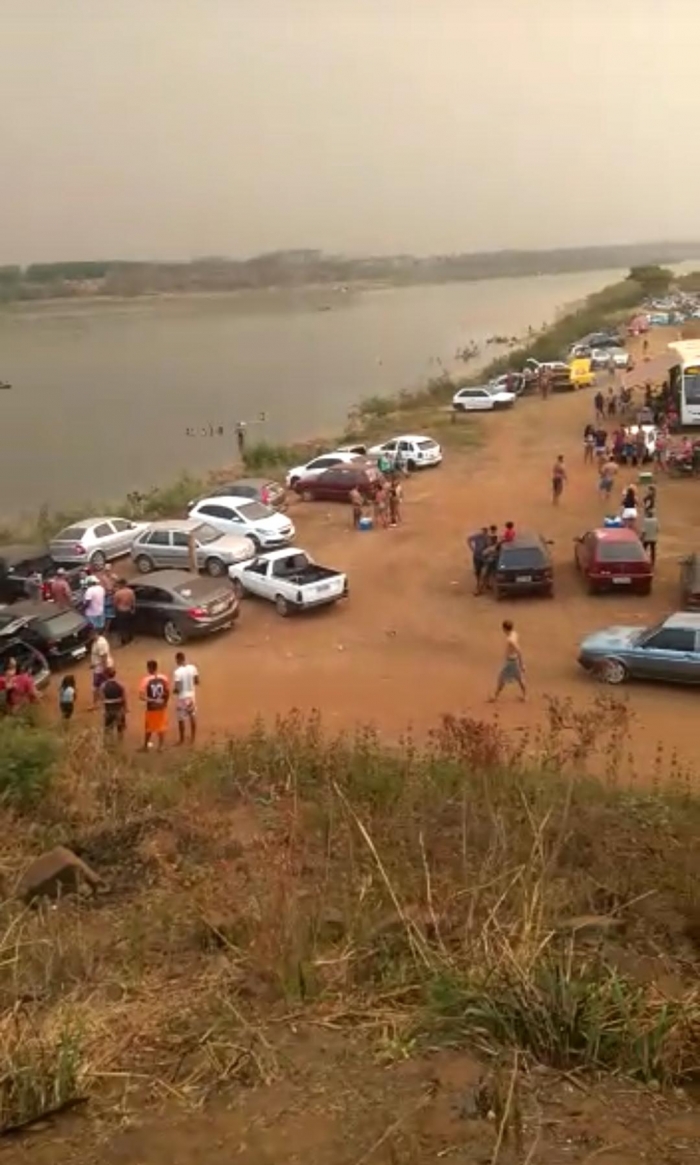 Vídeo denuncia aglomerações na ponte do Rio Grande aos finais de semana - Foto: Portal NC