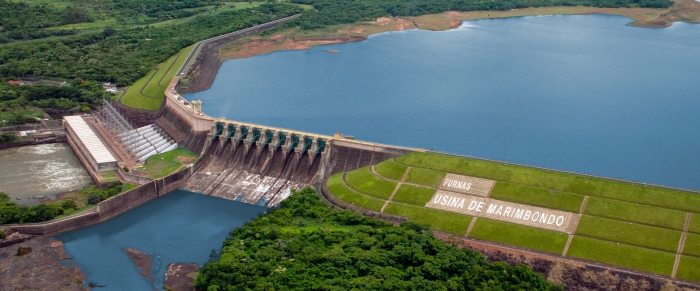 Reservatório da Hidrelétrica de Marimbondo possui 21,73% de volume útil - Foto: Furnas