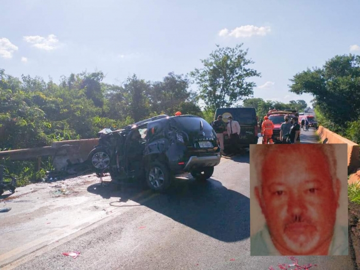 Homem de 51 anos morre em acidente na BR-364 entre Planura e Frutal - Foto: Reprodução