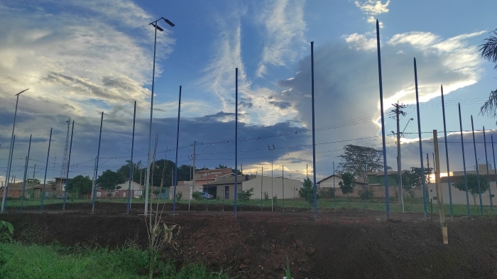 Prefeitura inicia obras de espaço para a prática de esportes no Nelson Fernandes - Foto: Portal NC