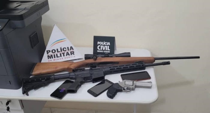 Operação Roda Livre resulta em prisão e apreensões de armas em Planura - Foto: PCMG